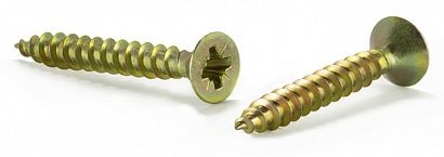 Шуруп універсальний, жовтий цинк 2,5х10 (1000 шт/уп)