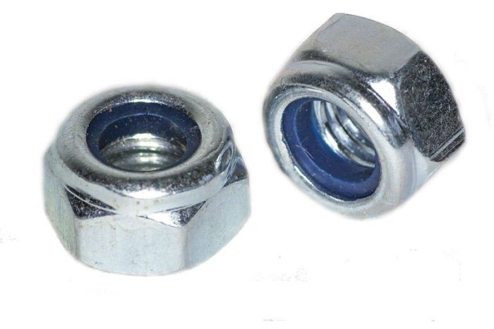 Гайка стопорна (із поліамідним кільцем), DIN 985, М3