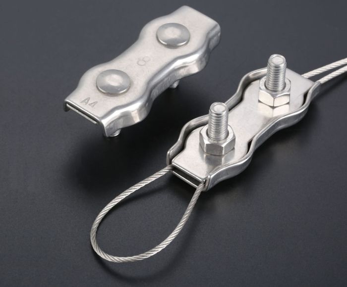 Затискач для троса подвійний "DUPLEX", DIN 8284,  Ø 4,0 мм