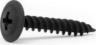 Саморіз із пресшайбою гострий, 4,2*16, чорний фосфат