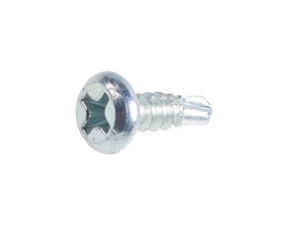 Саморіз для з`єднання профілю, "БЛОХА" 3,5х9,5 сверло, білий цинк